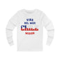 Chile Vina del Mar Spanish - Unisex Long Sleeve Cotton Jersey