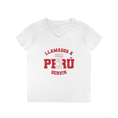 Peru MTC Spanish - Ladies' V-Neck T-Shirt