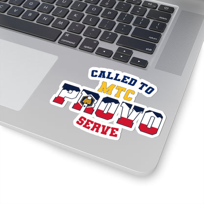 Provo MTC English New Utah Flag - Kiss-Cut Stickers