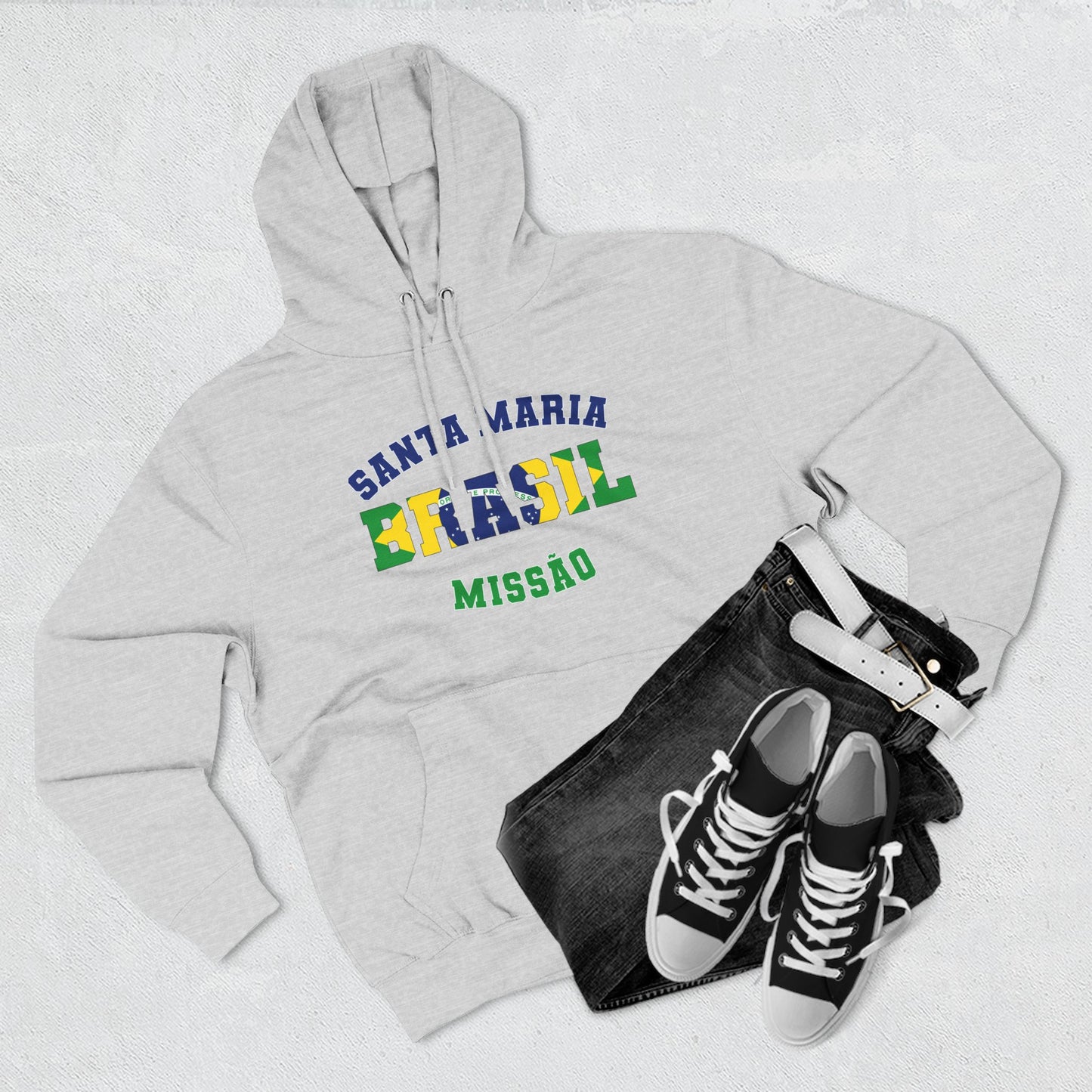 Brazil Santa Maria Portuguese - The Relaxed Hoodie