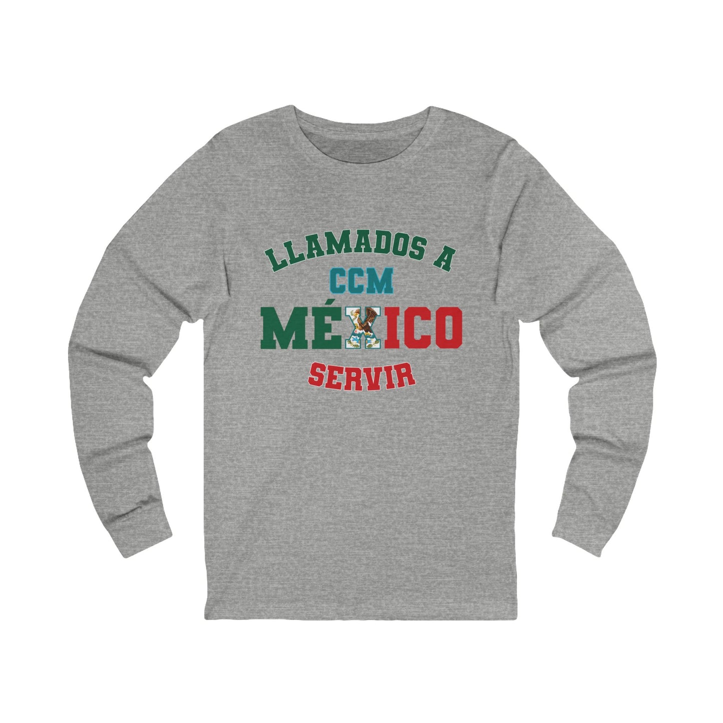 Mexico MTC Spanish - Unisex Long Sleeve Cotton Jersey