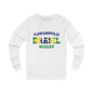 Brazil Florianopolis Portuguese - Unisex Long Sleeve Cotton Jersey