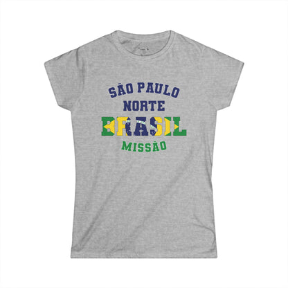 Brazil Sao Paulo North Portuguese - The Classic P-Day Tee for Ladies
