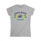 Brazil Santa Maria Portuguese - The Classic P-Day Tee for Ladies