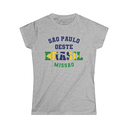 Brazil Sao Paulo West Portuguese - The Classic P-Day Tee for Ladies