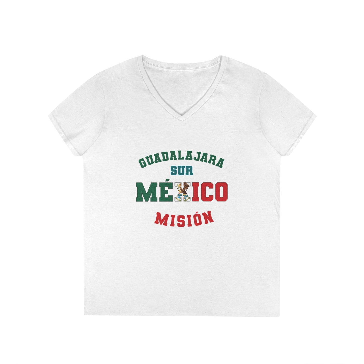 Mexico Guadalajara South Spanish - Ladies' V-Neck T-Shirt