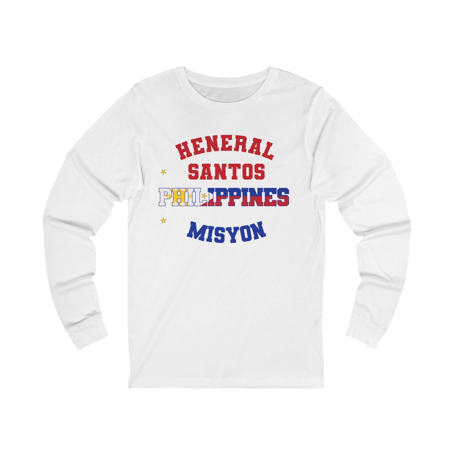 Philippines General Santos Tagalog - Unisex Long Sleeve Cotton Jersey