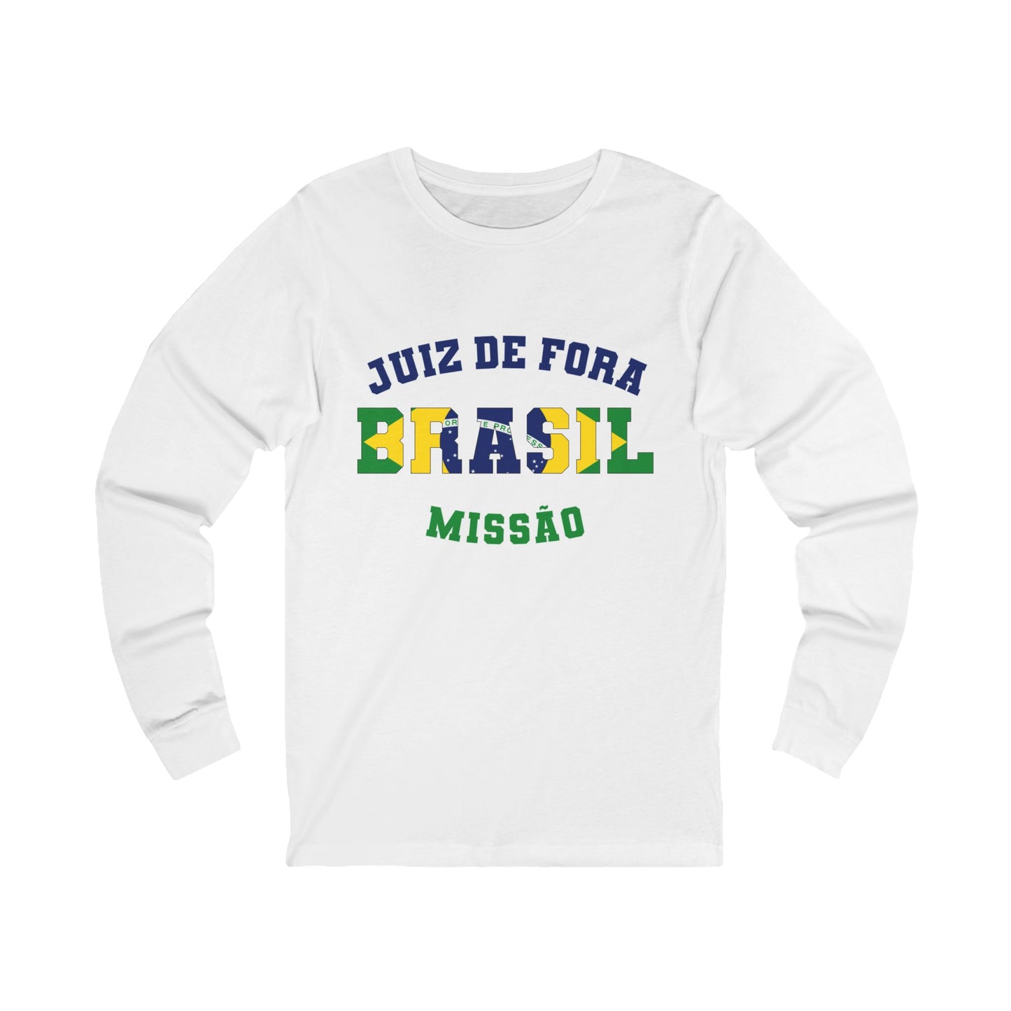 Brazil Juiz de Fora Portuguese - Unisex Long Sleeve Cotton Jersey