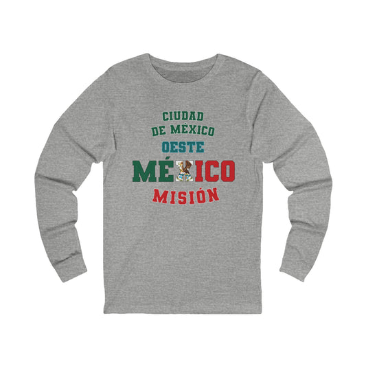 Mexico Mexico City West Spanish - Unisex Long Sleeve Cotton Jersey