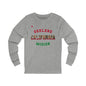California Oakland Spanish - Unisex Long Sleeve Cotton Jersey