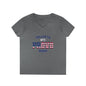 Provo MTC English USA Flag - Ladies' V-Neck T-Shirt