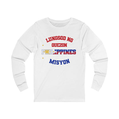 Philippines Quezon City Tagalog - Unisex Long Sleeve Cotton Jersey