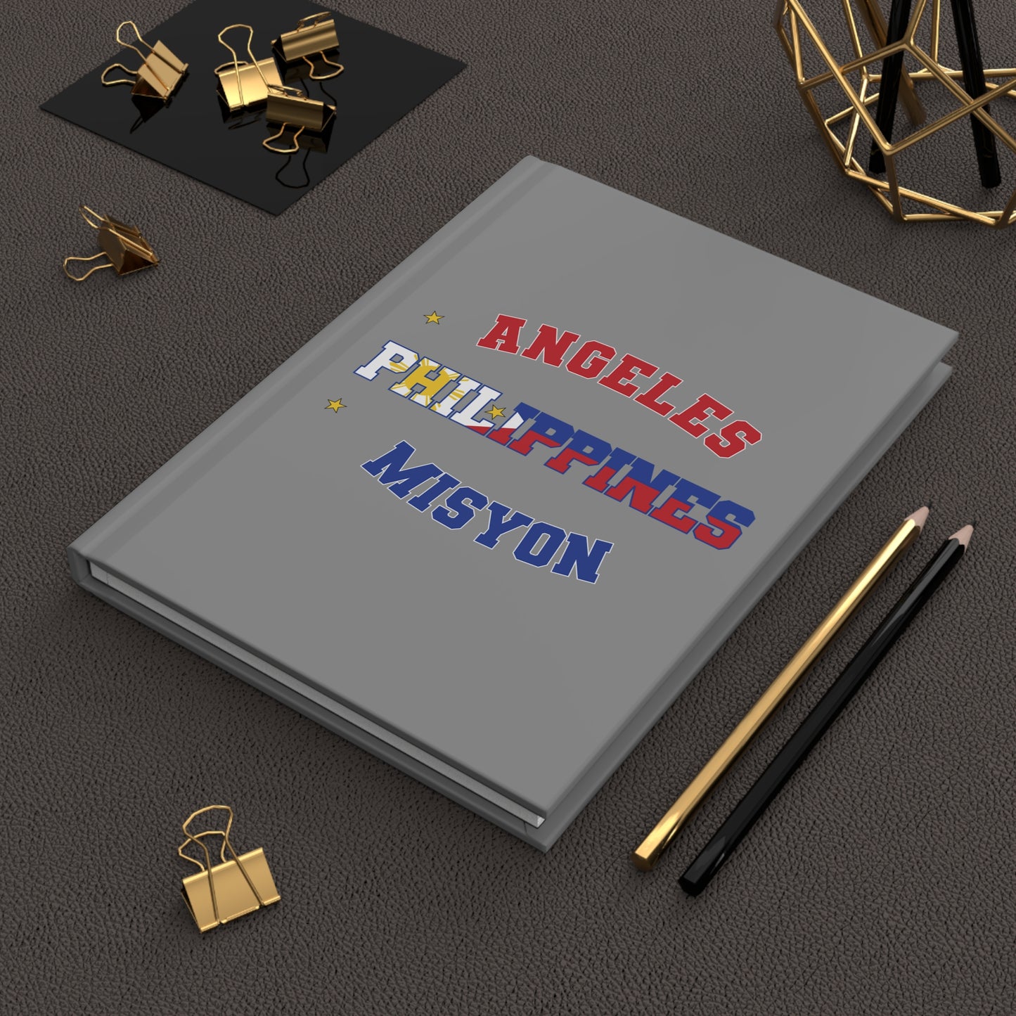 Philippines Angeles Tagalog - Hardcover Journal
