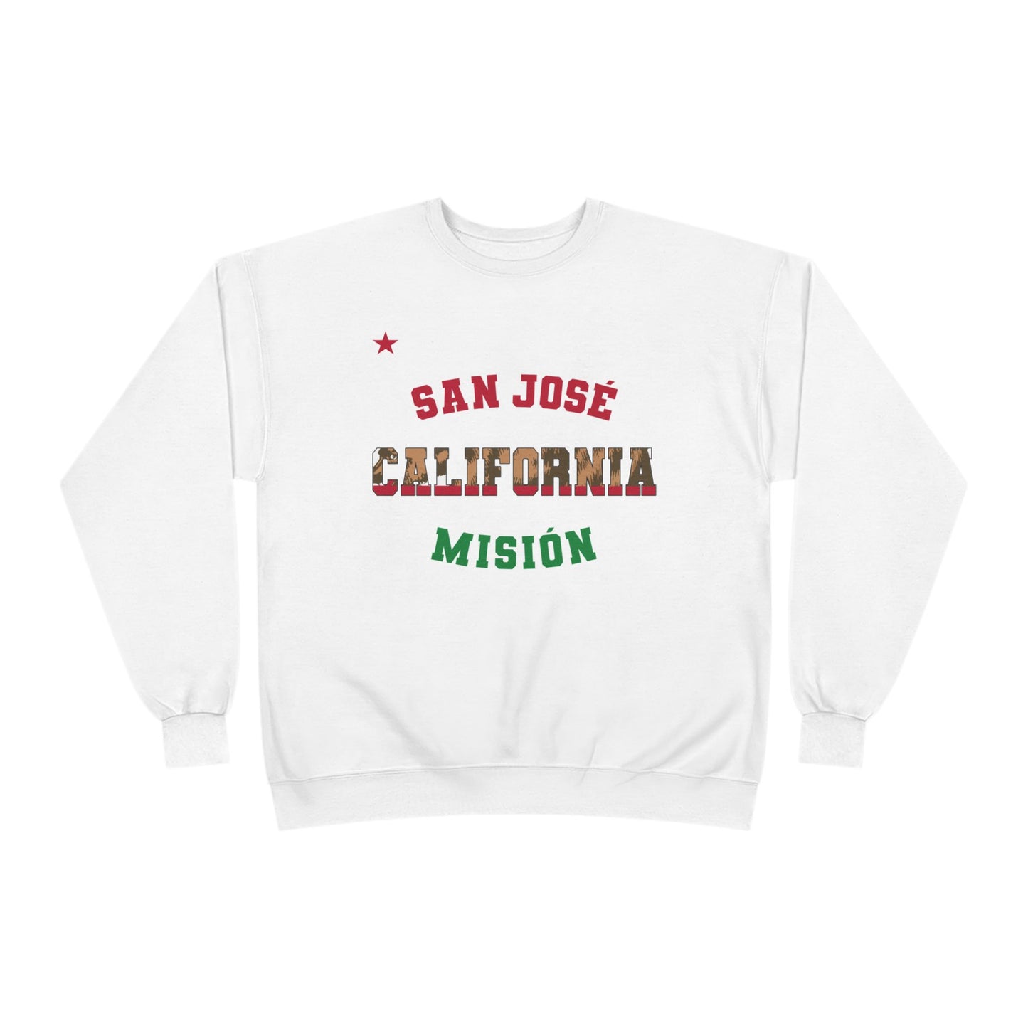 California San Jose Spanish - Unisex EcoSmart® Crewneck Sweatshirt