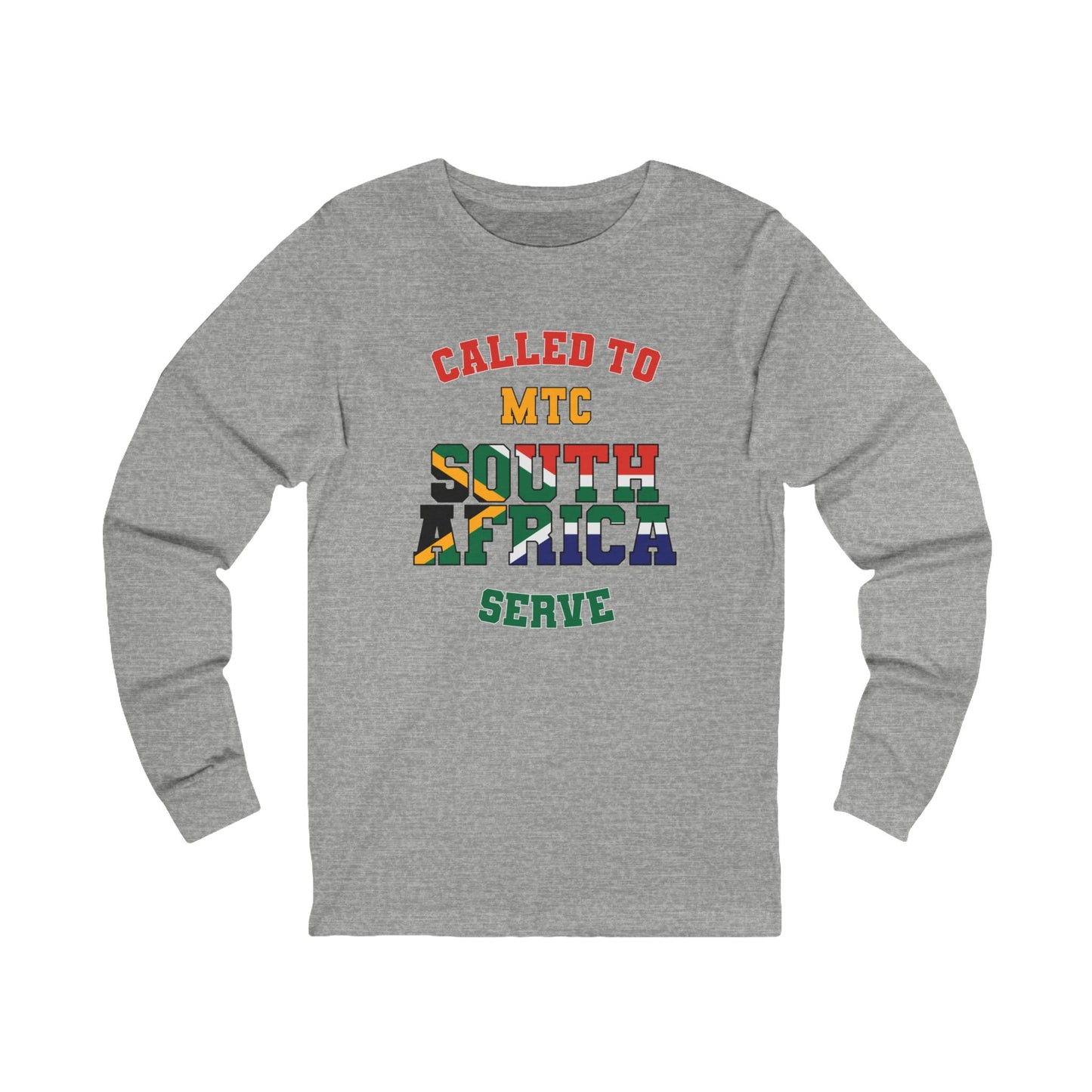 South Africa MTC English - Unisex Long Sleeve Cotton Jersey
