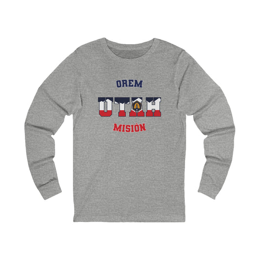 Utah Orem Spanish - Unisex Long Sleeve Cotton Jersey
