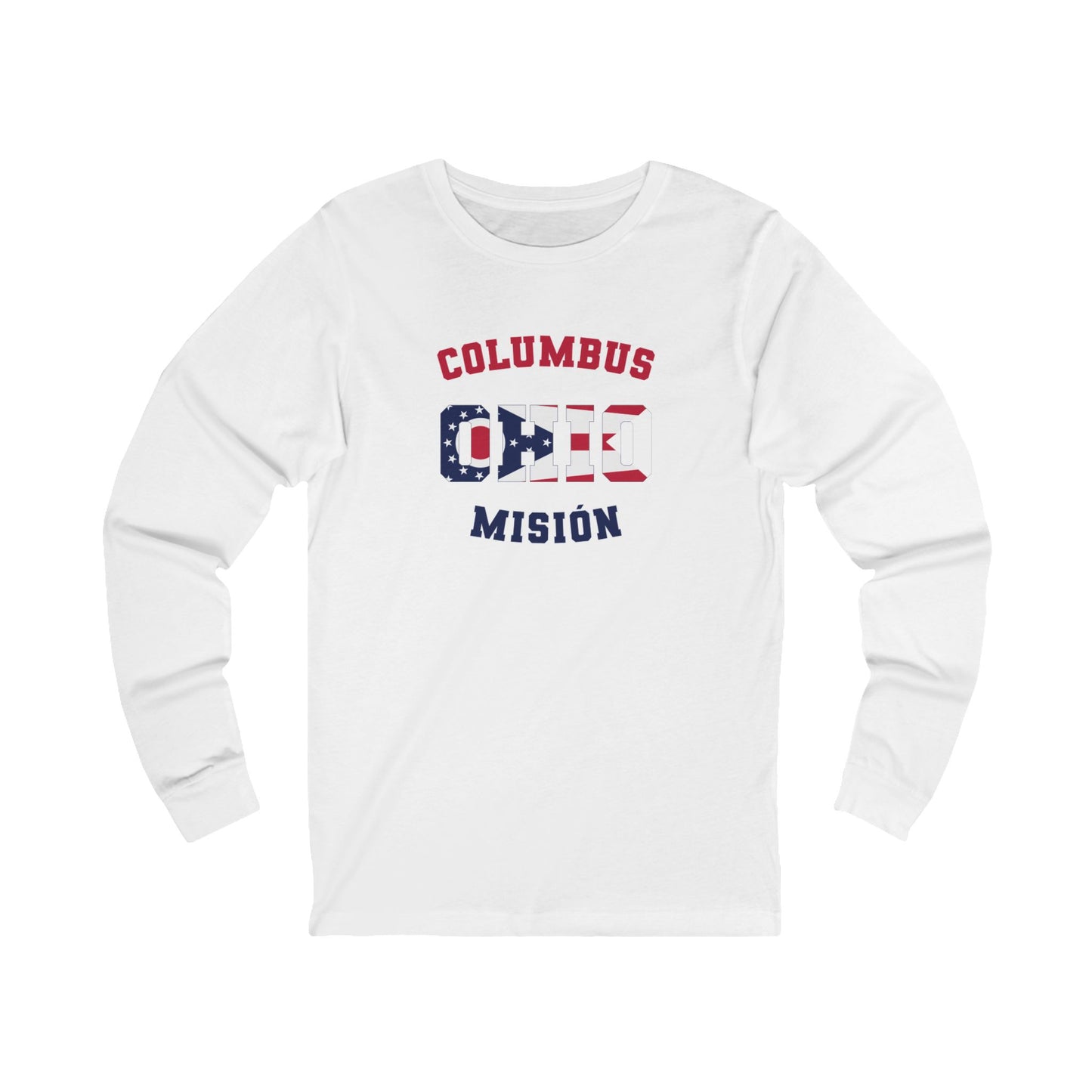 Ohio Columbus Spanish - Unisex Long Sleeve Cotton Jersey