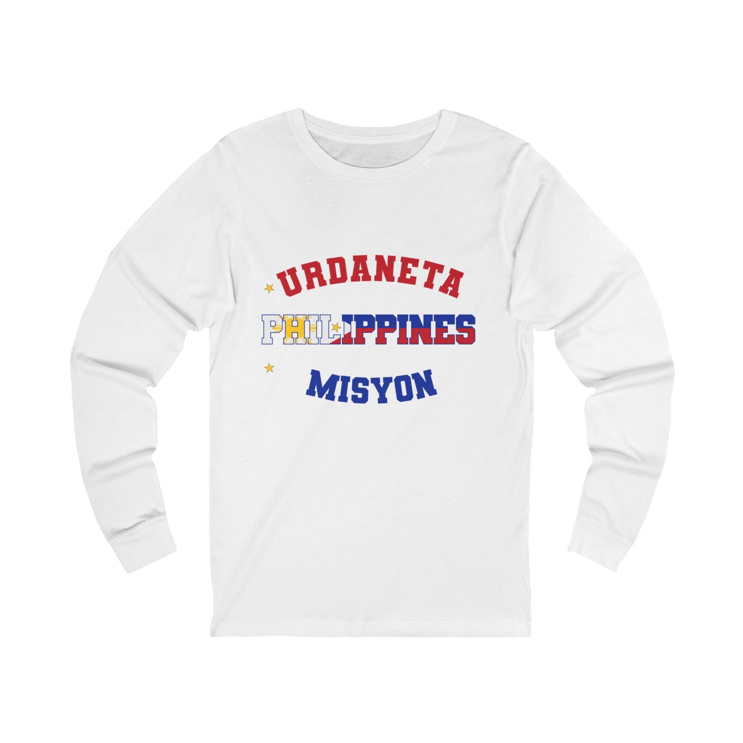 Philippines Urdaneta Tagalog - Unisex Long Sleeve Cotton Jersey