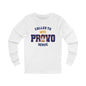 Provo MTC English Old Utah Flag - Unisex Long Sleeve Cotton Jersey