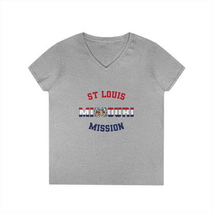 Missouri St Louis English - Ladies' V-Neck T-Shirt