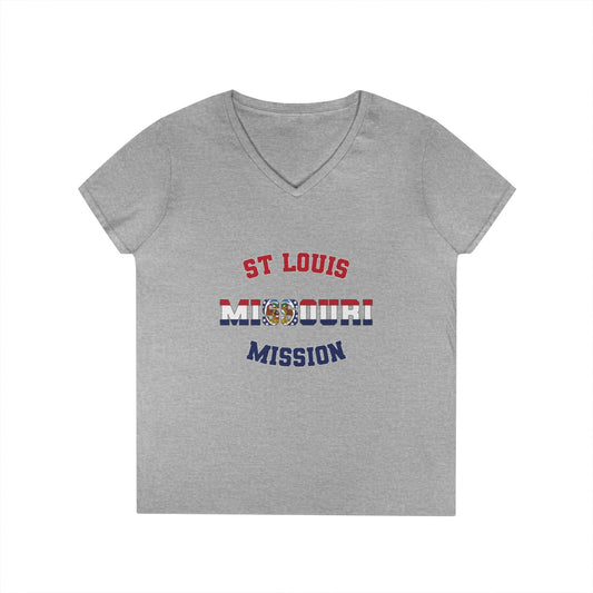 Missouri St Louis English - Ladies' V-Neck T-Shirt