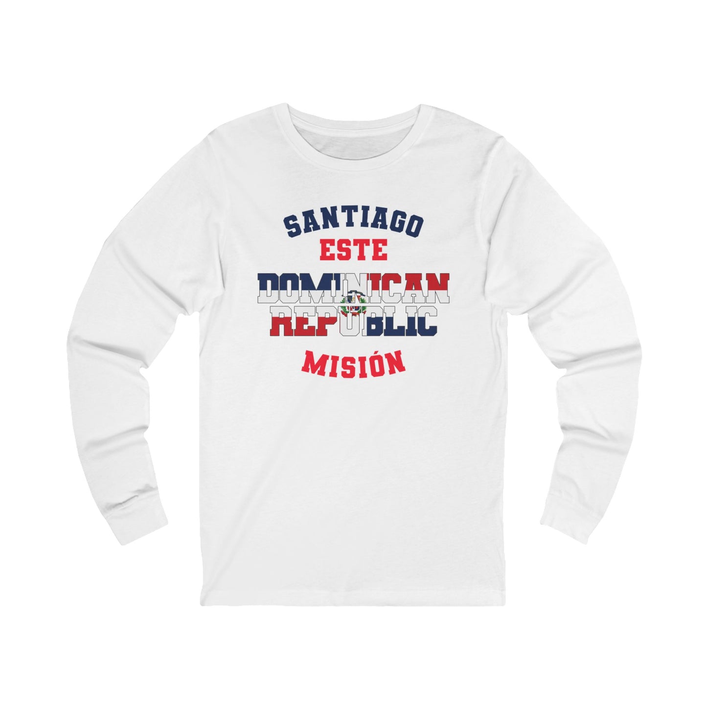 Dominican Republic Santiago East Spanish - Unisex Long Sleeve Cotton Jersey