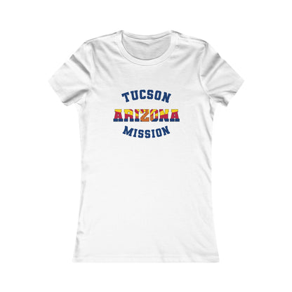 Arizona Tucson English - Ladies' New Favorite Tee