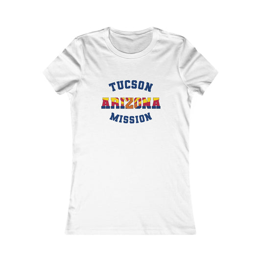 Arizona Tucson English - Ladies' New Favorite Tee