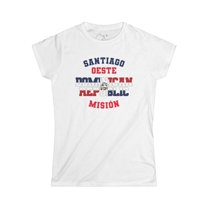Dominican Republic Santiago West Spanish - The Classic P-Day Tee for Ladies
