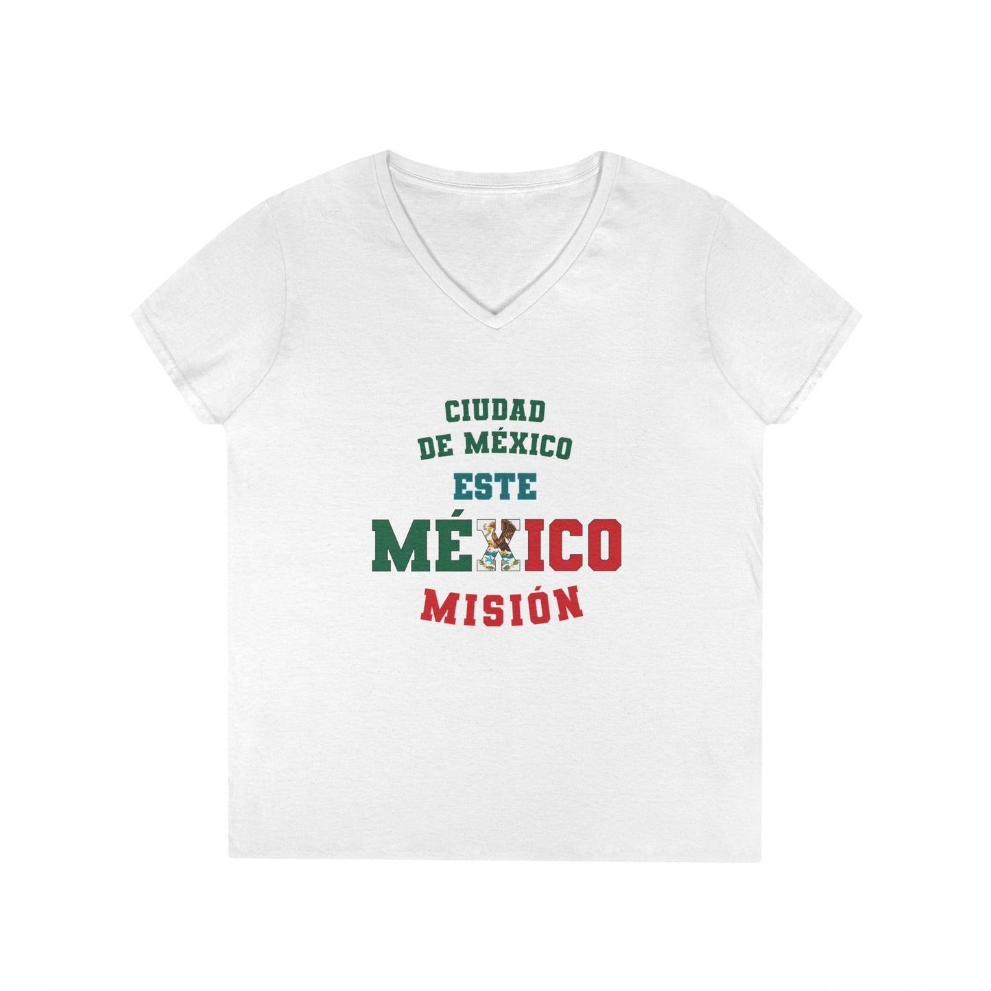 Mexico Mexico City East Spanish - Ladies' V-Neck T-Shirt