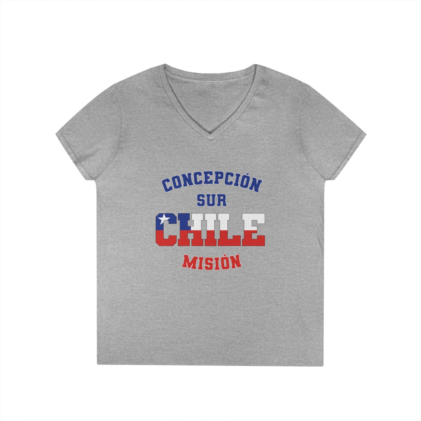 Chile Concepcion South Spanish - Ladies' V-Neck T-Shirt