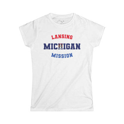 Michigan Lansing English - The Classic P-Day Tee for Ladies