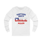 Chile Santiago North Spanish - Unisex Long Sleeve Cotton Jersey