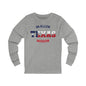 Texas McAllen English - Unisex Long Sleeve Cotton Jersey