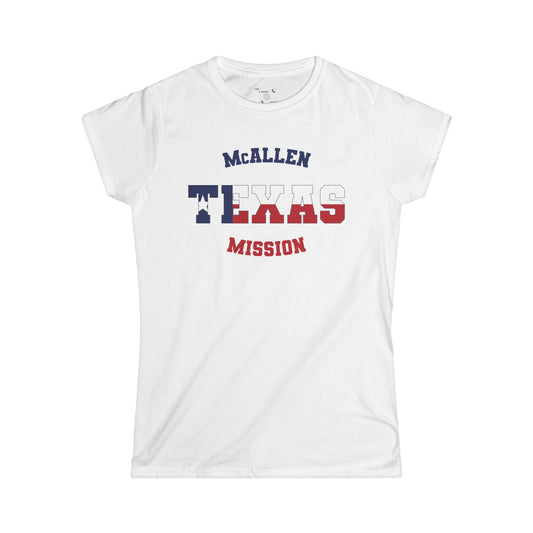 Texas McAllen English - The Classic P-Day Tee for Ladies