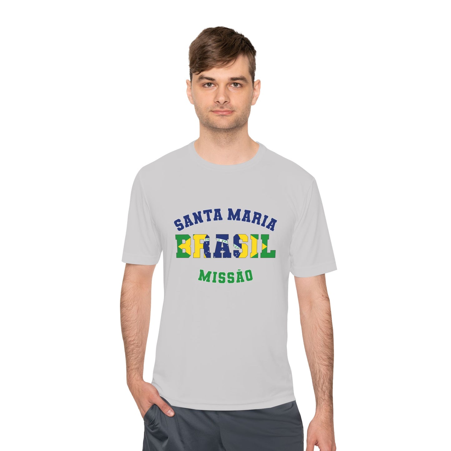 Brazil Santa Maria Portuguese - Unisex Dri-Fit Tee