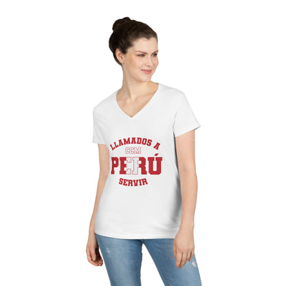 Peru MTC Spanish - Ladies' V-Neck T-Shirt