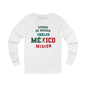 Mexico Mexico City Chalco Spanish - Unisex Long Sleeve Cotton Jersey