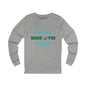 Washington Tacoma Spanish - Unisex Long Sleeve Cotton Jersey