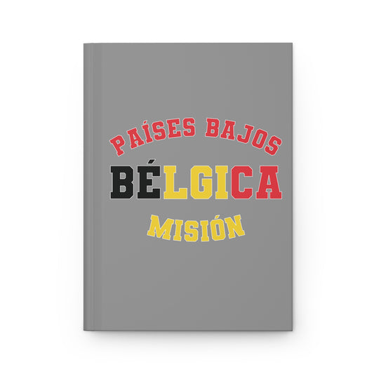 Belgium/Netherlands Spanish - Belgium Flag - Hardcover Journal