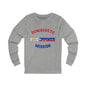 Philippines Dumaguete English - Unisex Long Sleeve Cotton Jersey