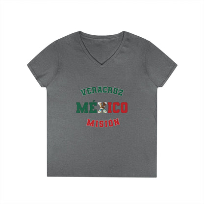 Mexico Veracruz Spanish - Ladies' V-Neck T-Shirt