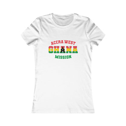 Ghana Accra West English - Ladies' New Favorite Tee