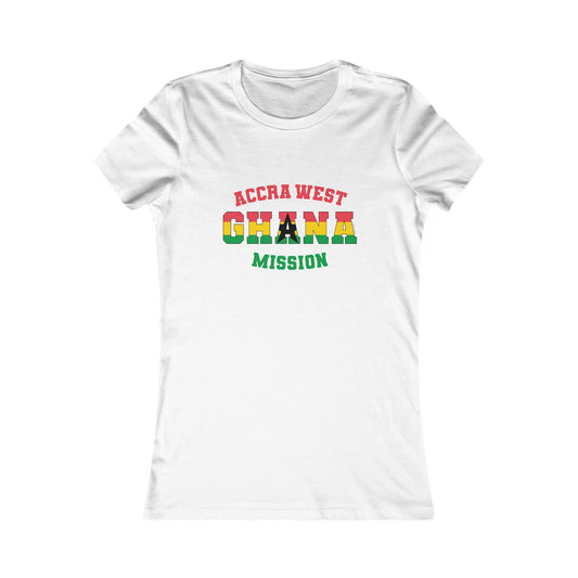 Ghana Accra West English - Ladies' New Favorite Tee
