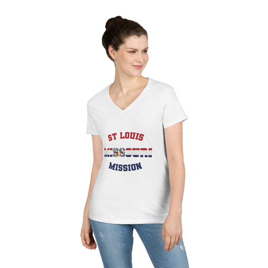 Missouri St Louis English - Ladies' V-Neck T-Shirt