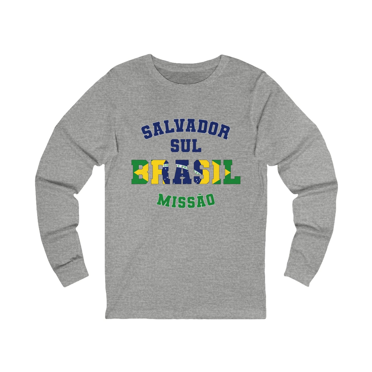 Brazil Salvador South Portuguese - Unisex Long Sleeve Cotton Jersey