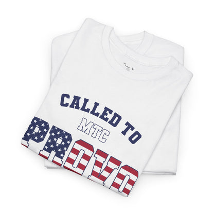 Provo MTC English USA Flag - The Classic P-Day T-Shirt