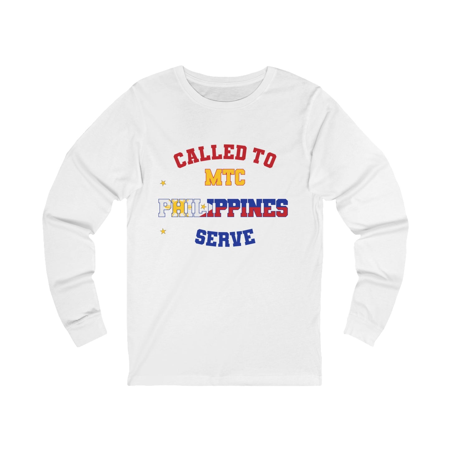 Philippines MTC English - Unisex Long Sleeve Cotton Jersey
