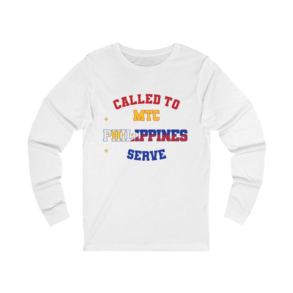 Philippines MTC English - Unisex Long Sleeve Cotton Jersey