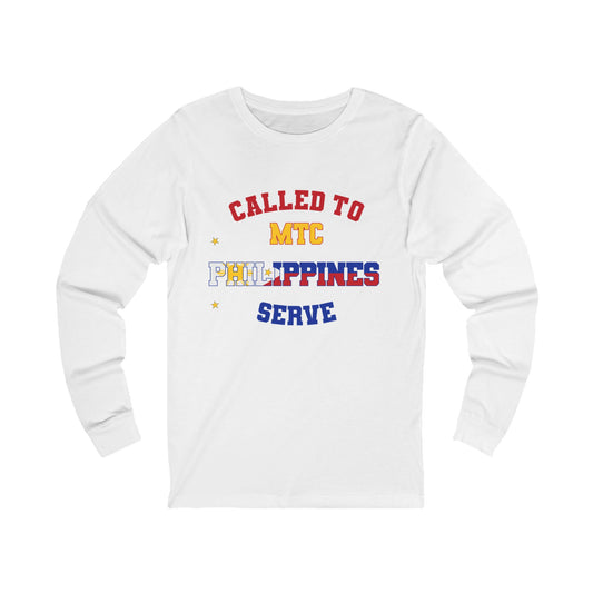 Philippines MTC English - Unisex Long Sleeve Cotton Jersey
